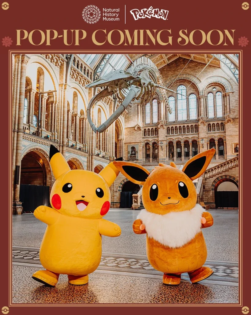 Pokemon x Natural History museum collab